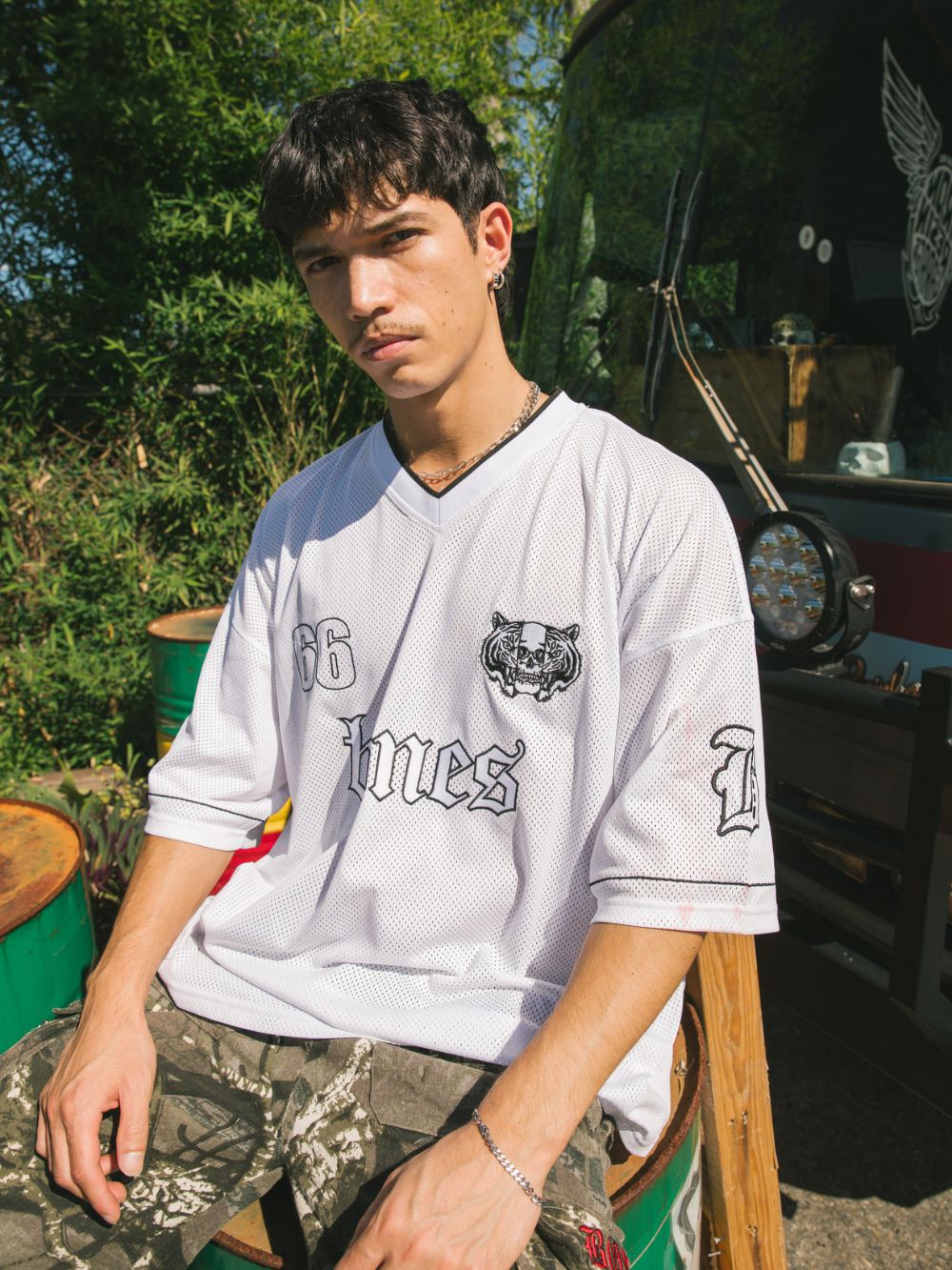 FC Bones Jersey - Mesh White