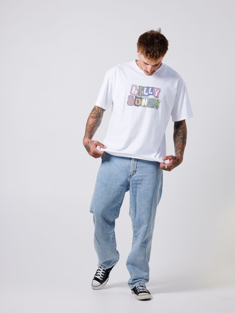 Bones T.V Tee - Vintage White