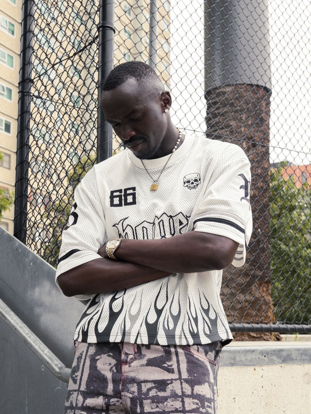 FC Burner Jersey - Mesh White