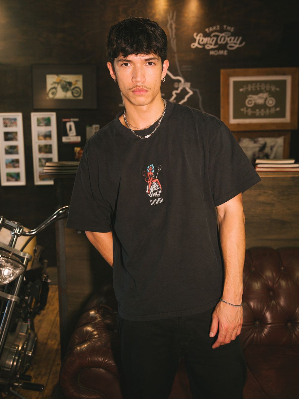 Devil's Attraction Tee - Vintage Black