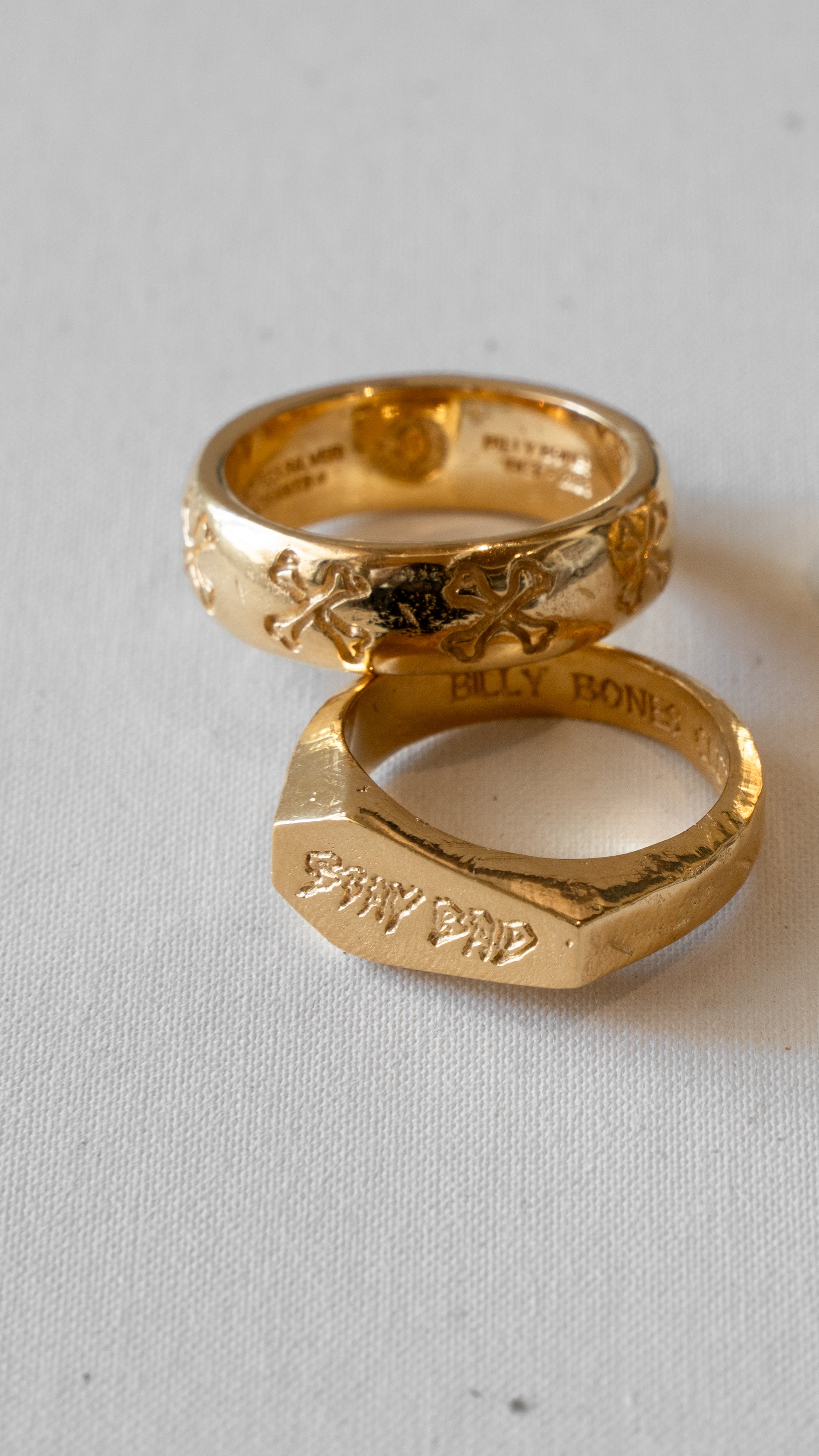 Merchants x Bones Lil Baddy Ring - Gold