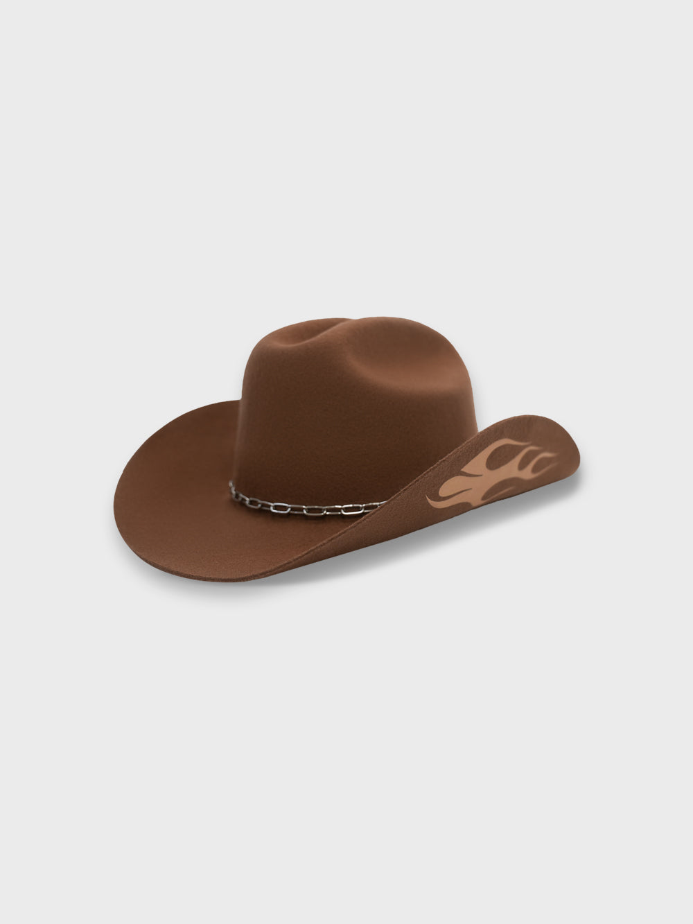 Blazed Cowboy Hat - Brown