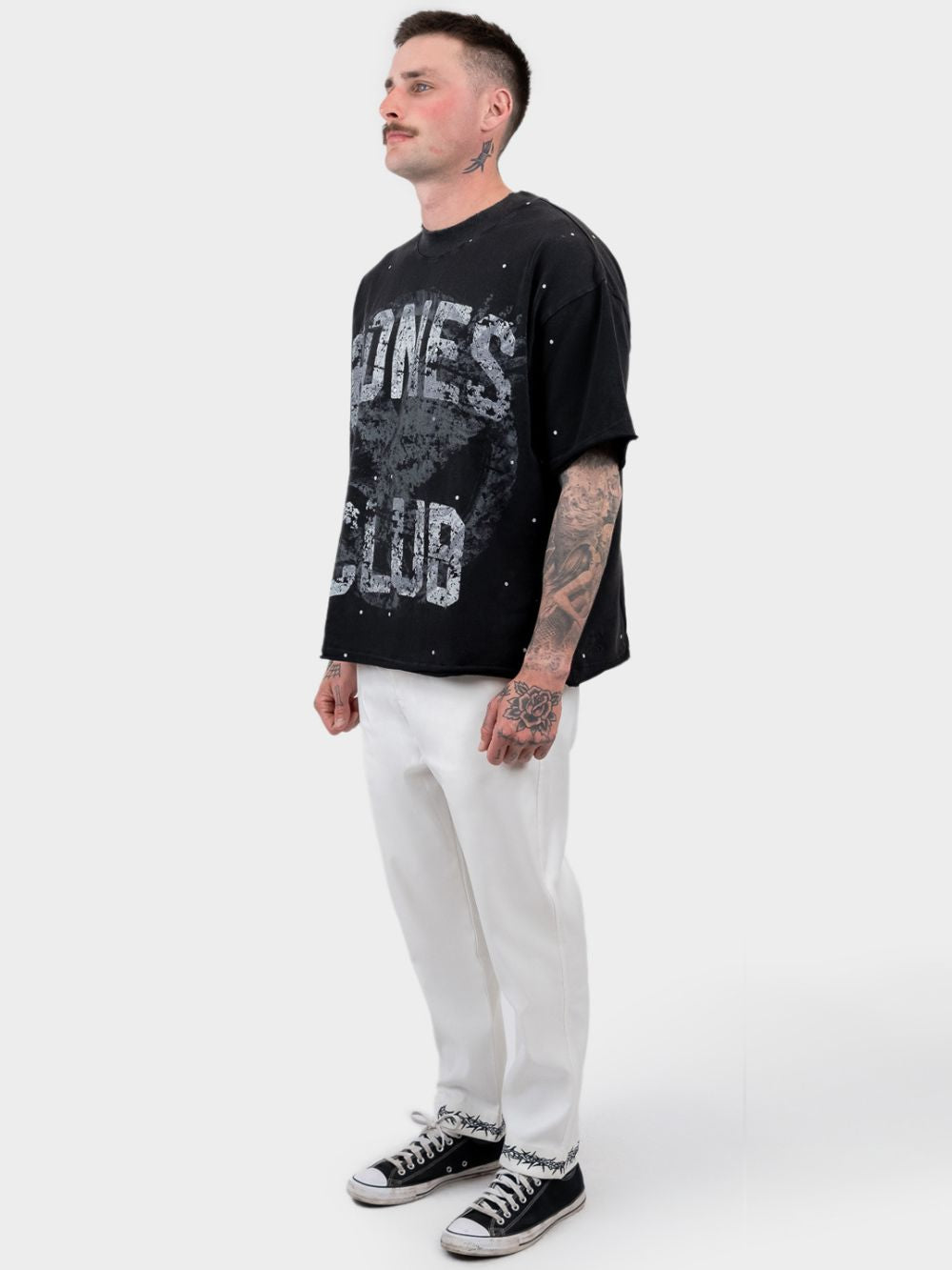 Airborne Raw Box Tee - Vintage Black