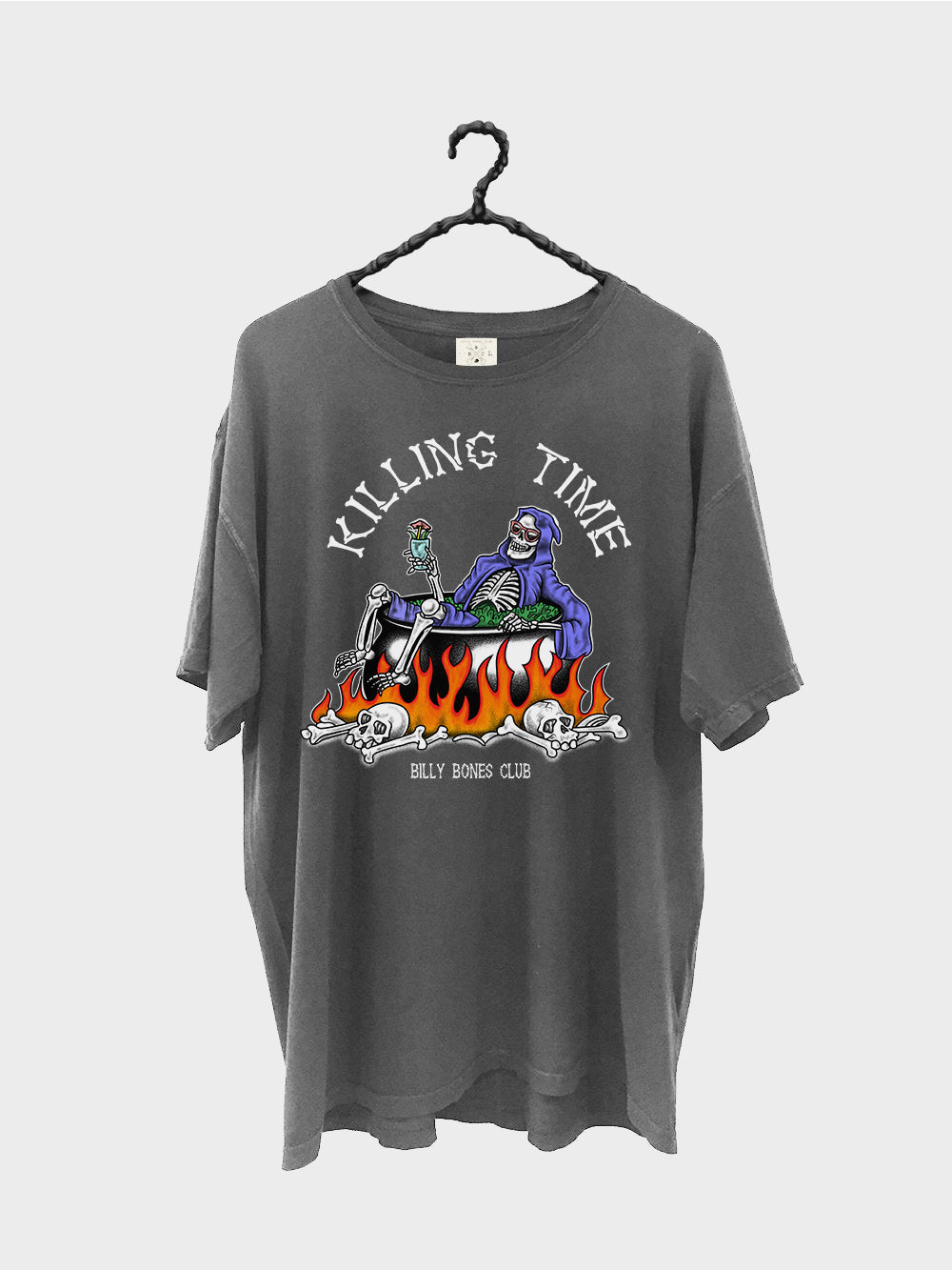 Killing Time Tee - Washed Black