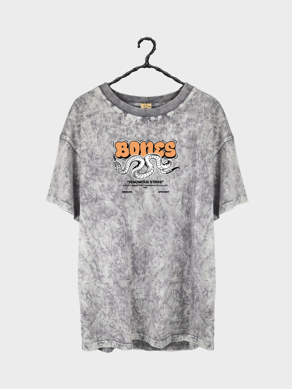 Venomous Strike Tee - Distressed Smoke