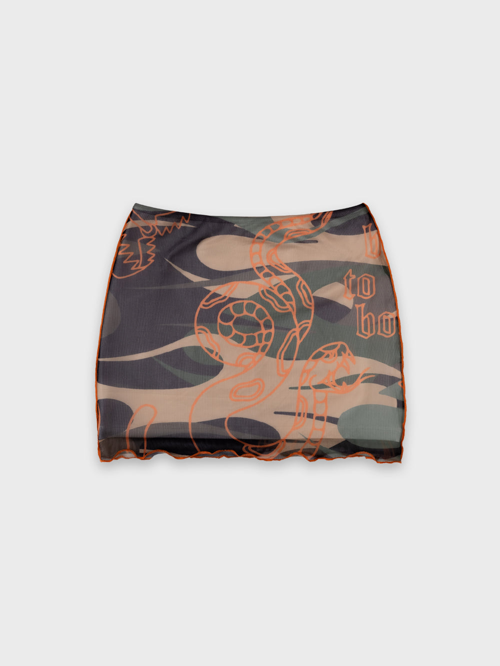 Covert Mesh Skirt - Camo