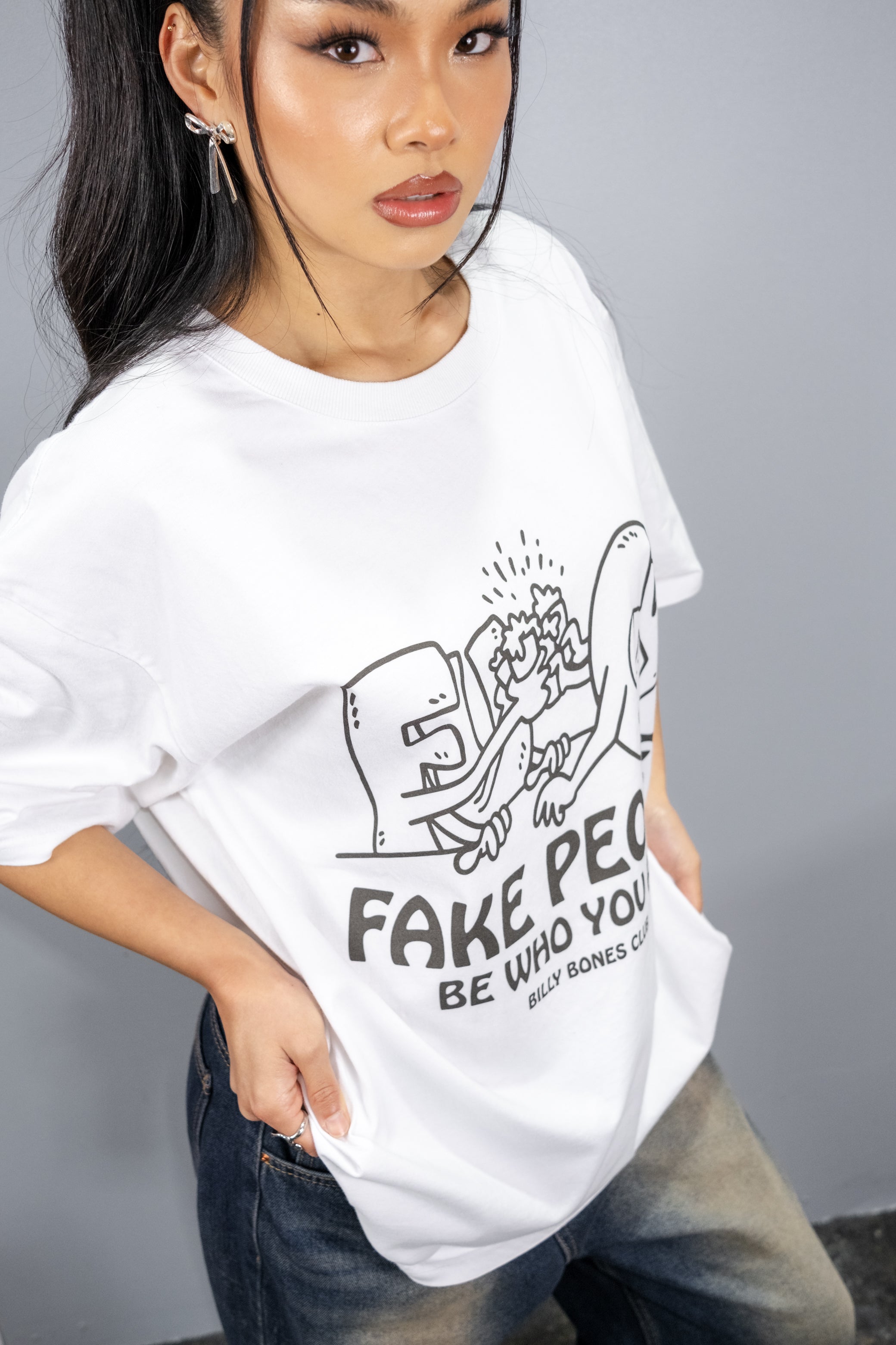 Fakers Tee - Vintage White