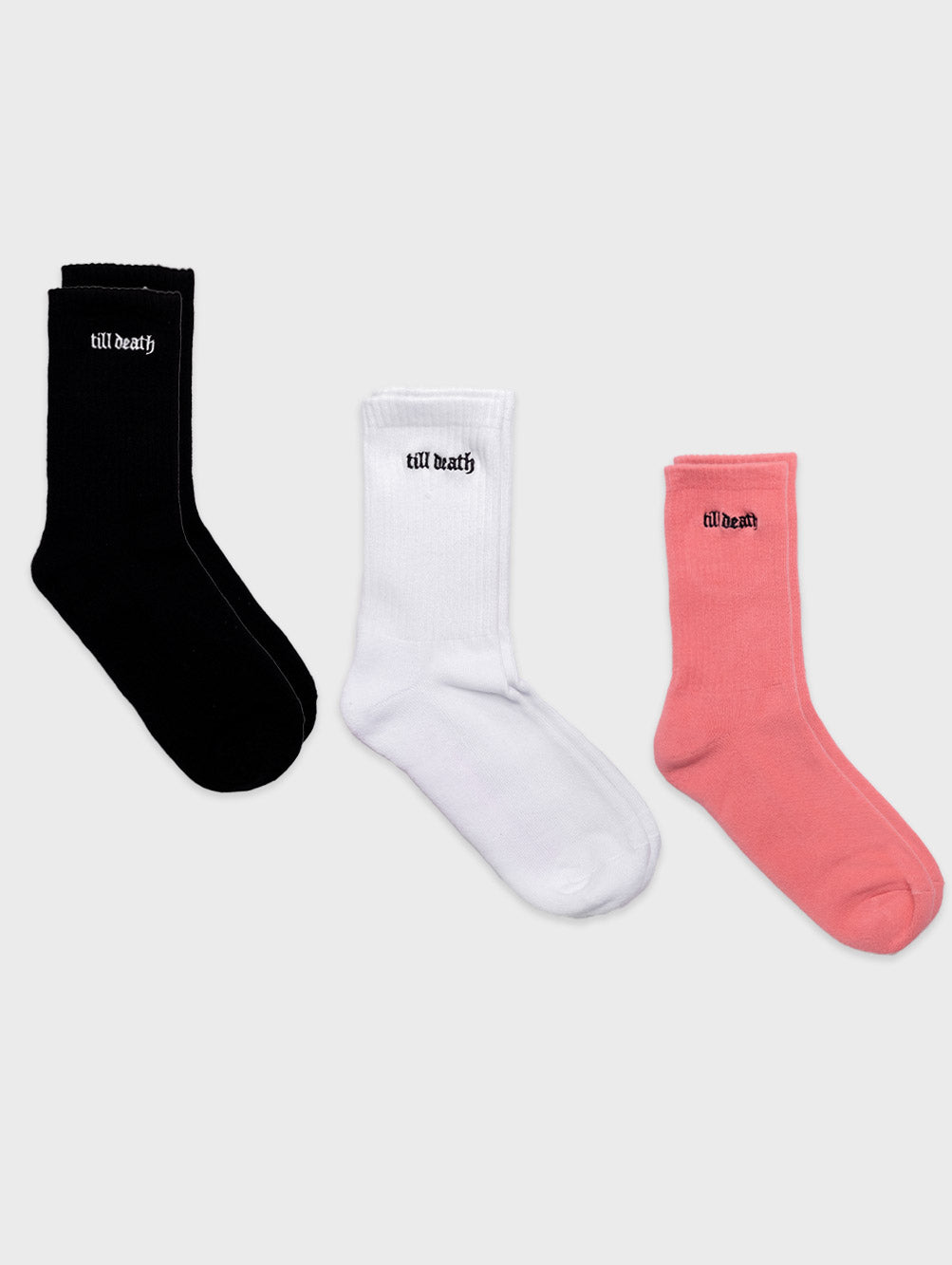 Till Death Socks 3 Pack